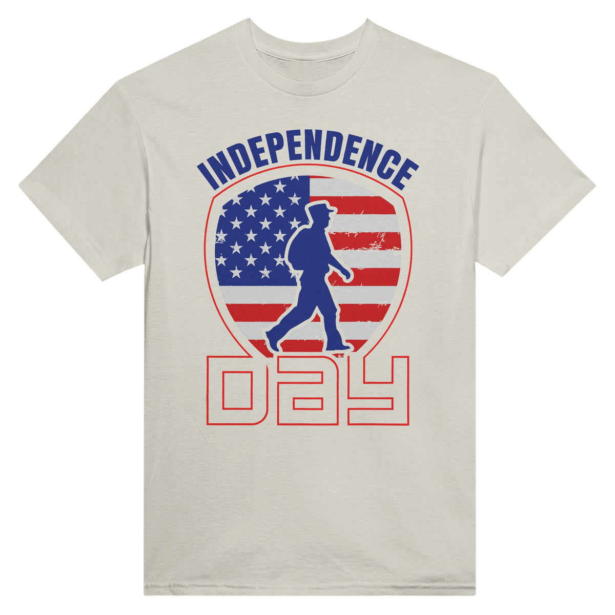 Liberty Lines - Celebrate Independence Day in Style! - Ash - T-Shirts