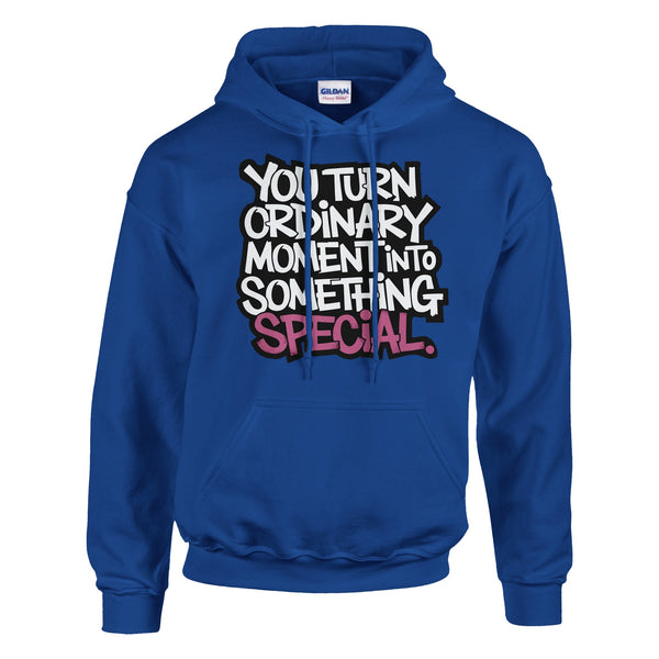 Your Love Transforms the Everyday – A Gift for Him - Royal - Hoodies