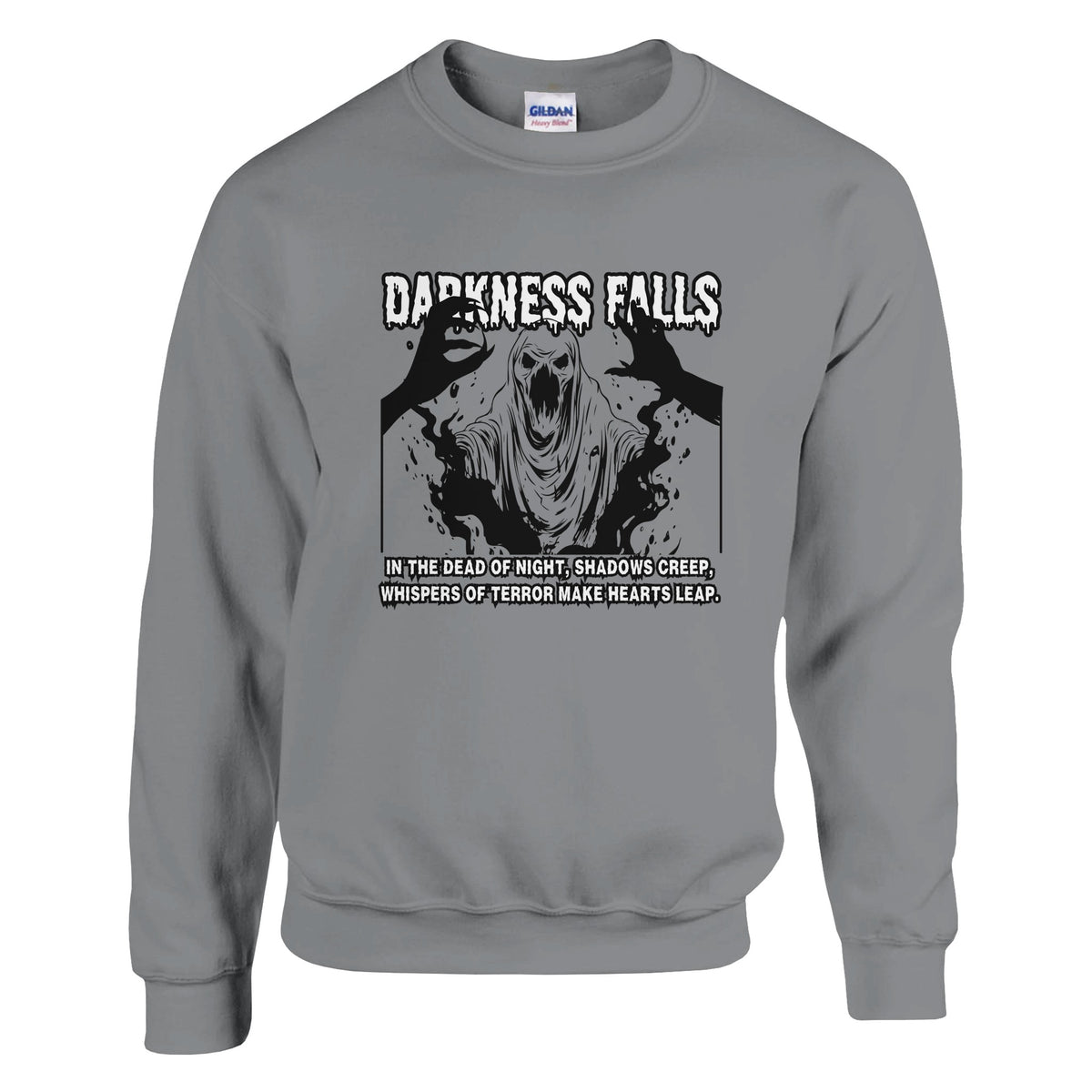 Whispers in the Night - Darkness Falls Crewneck - Sport Grey - Sweatshirts