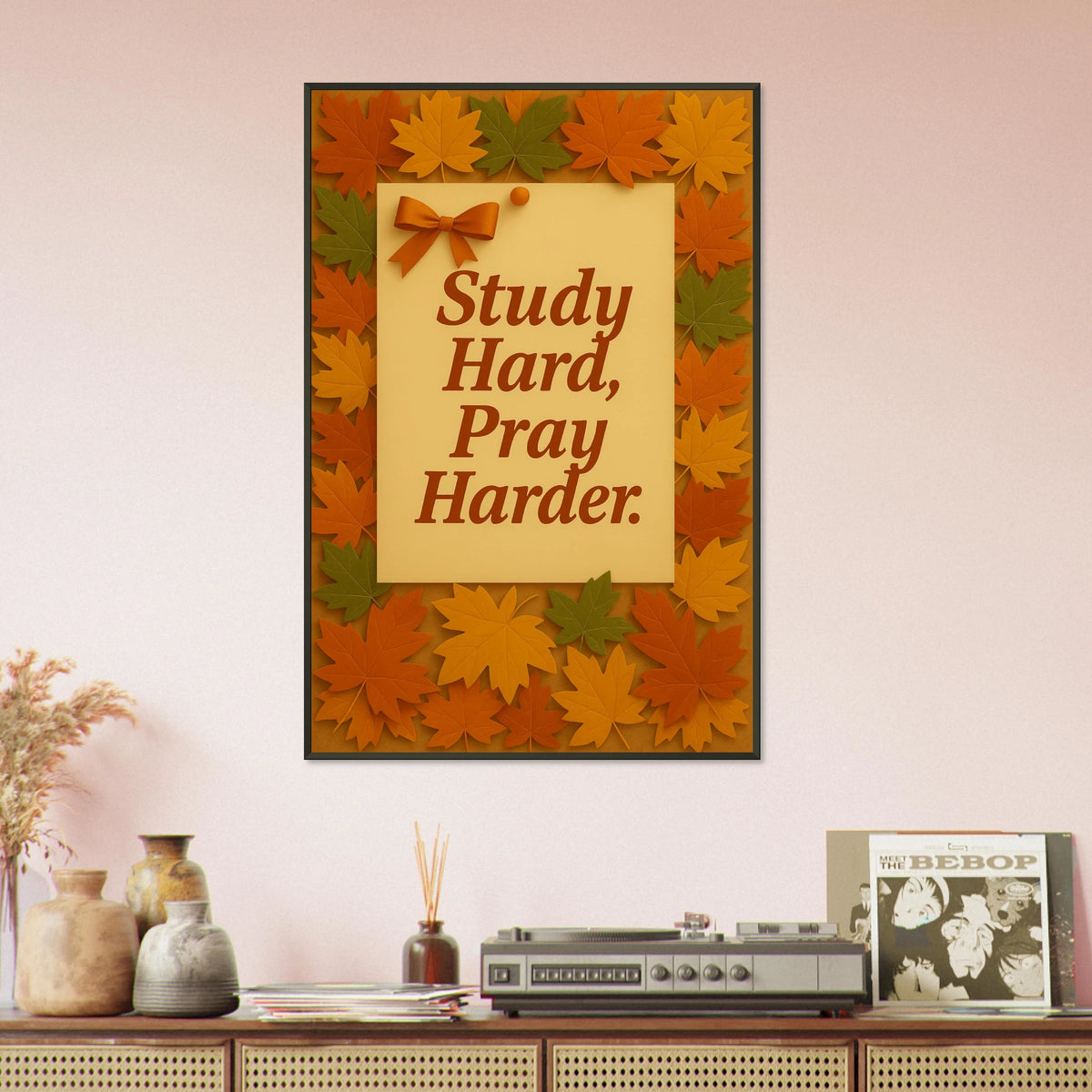 Gift of Faith & Focus – Study Metal Framed Poster - Default Title - Metal Framed Posters