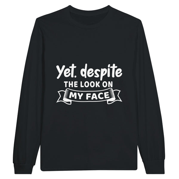 Expression Echoes - Unveiling Emotions in Cotton Canvas - Black - Sweatshirts