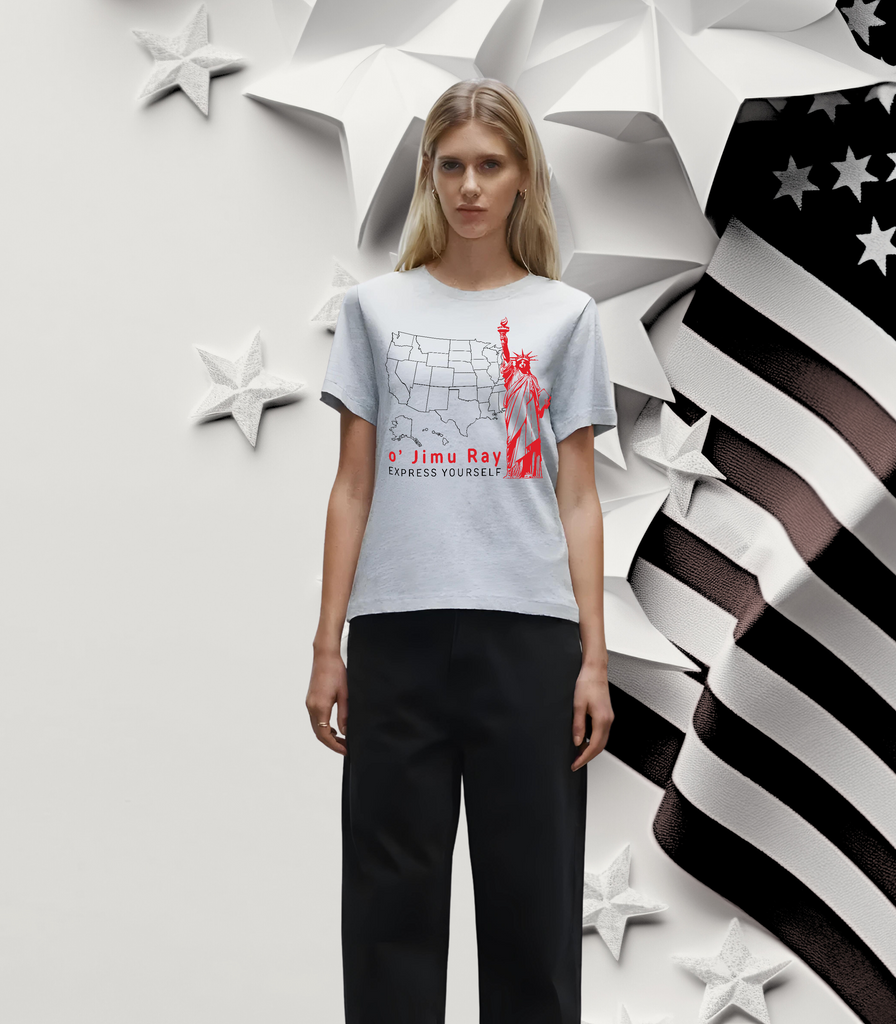 Liberty in Style - o' Jimu Ray - 4th July Special - - T-shirts