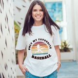 Play Ball - Unisex Baseball Fan V-neck Shirt - White - Print Material