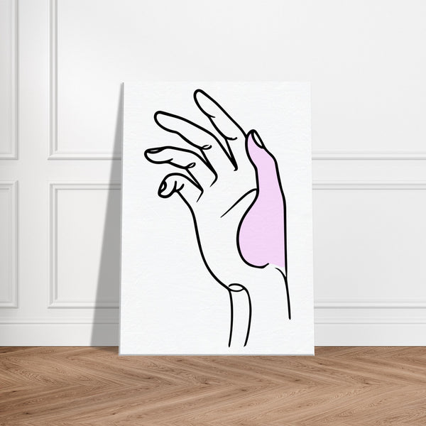 Canvas Charm - Hand Illustration with Natural Texture - 50x70 cm 20x28″ - Canvas Prints