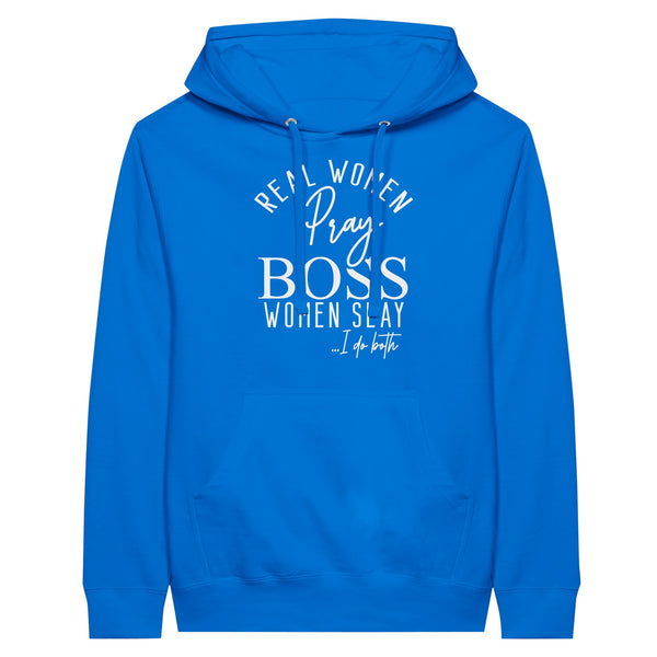 Strength in Style - Real Women, Real Boss - Royal - Hoodies