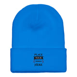 Personalize Your Winter Look with the Flexfit Cuffed Beanie - Royal - Beanies