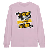 Long-sleeve Gift Tee for Amazing Colleagues - Light Pink - Long Sleeves T-shirts