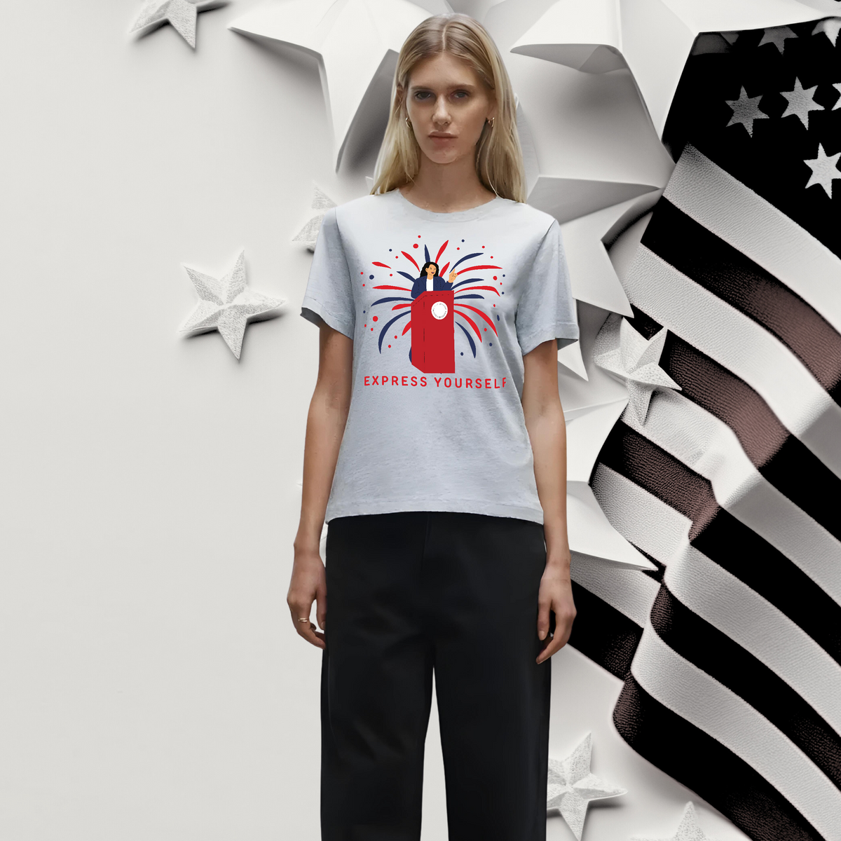 Patriotic Fashion - o' Jimu Ray 4th July Special - - T-shirts