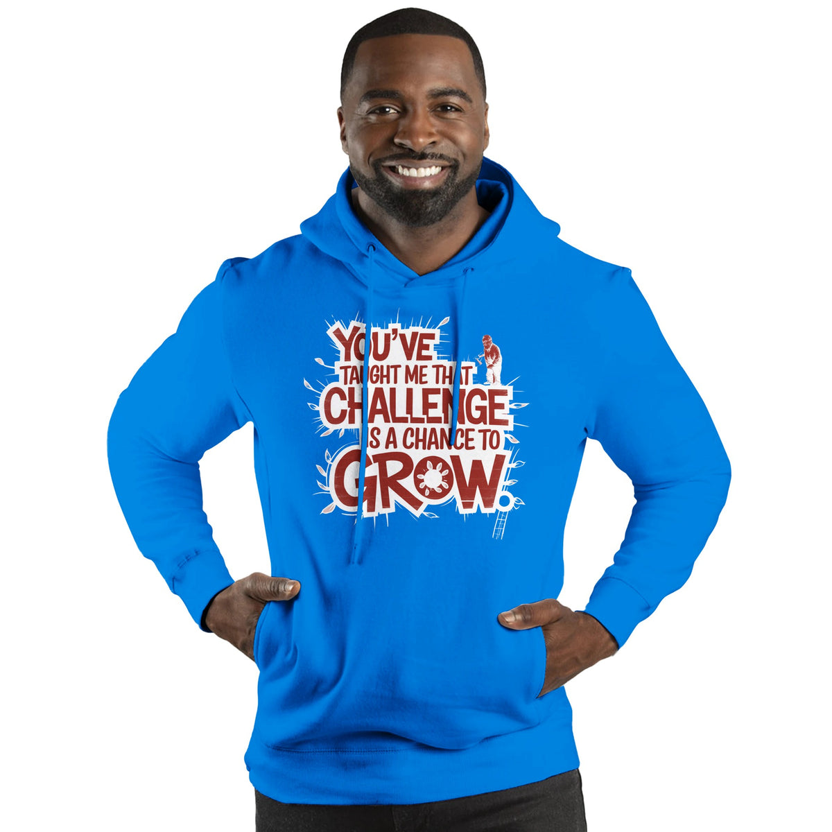 From Challenge to Triumph in Style - Royal - Hoodies