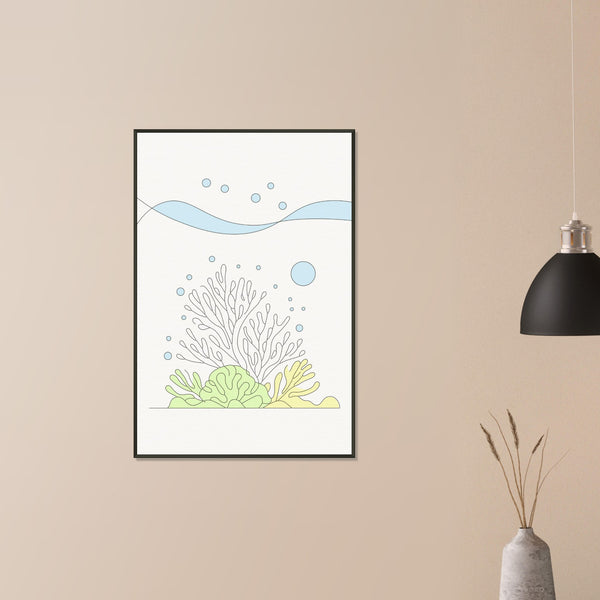 Oceanic Whimsy - Metal Framed Art - - Metal Framed Posters