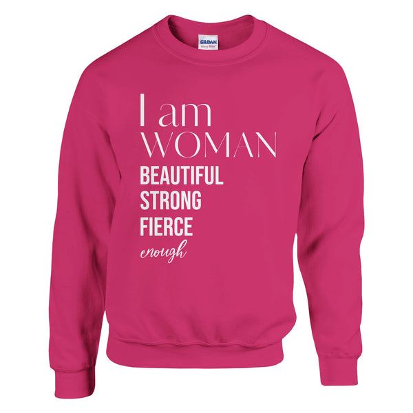 Fierce Femininity - Celebrating Womanhood - Heliconia - Crewneck Sweatshirts