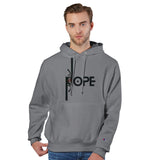 Radiate Hope with Elegance - oxford gray - Pullover Hoodies