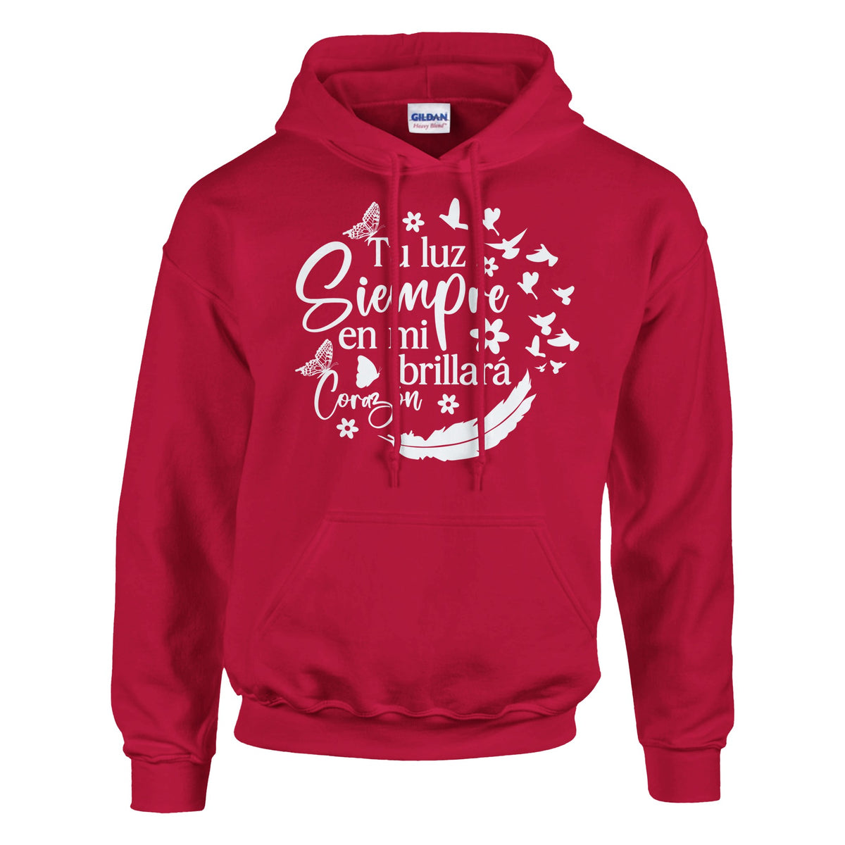 Shine Bright - Your Hoodie of Eternal Light - Red - Hoodies