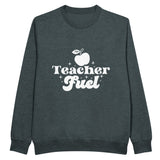 Inspiration Unleashed - Tap into 'TEACHER Fuel' Power - Charcoal Heather - Sweatshirt