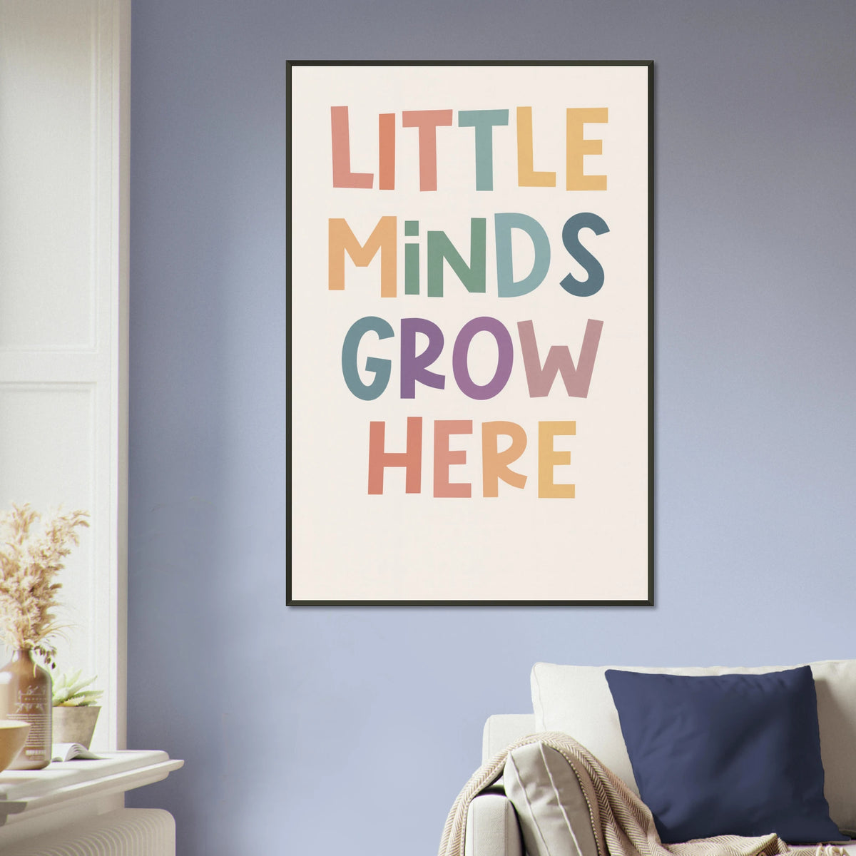 Inspire Growth – Metal Framed Poster Gift for Kids & Teens - - Metal Framed Posters