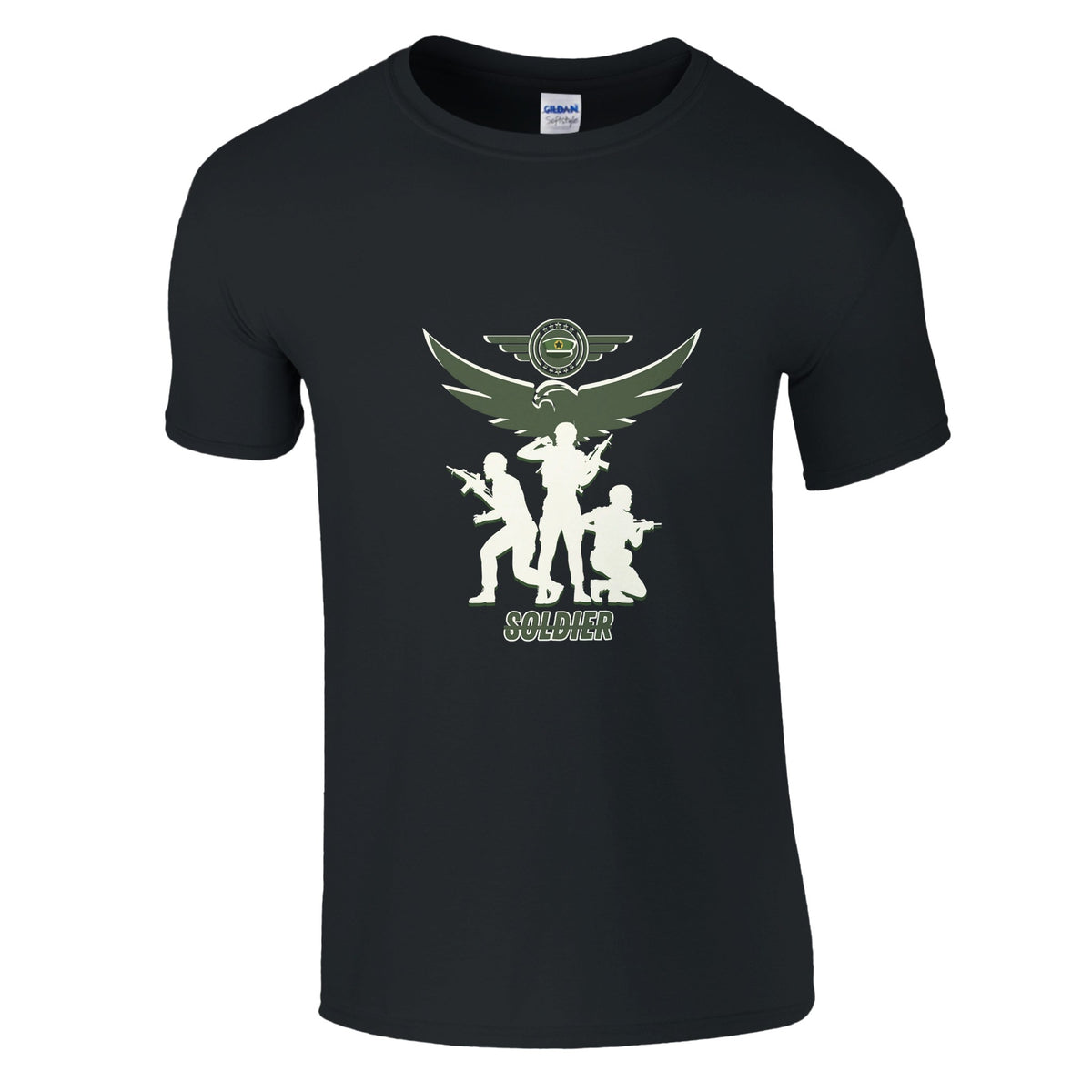 Heroic Silhouettes - Tribute to Soldiers - Black - T-Shirts