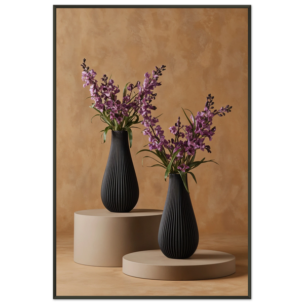 Quiet Beauty, Bold Lines - Metal Framed Poster - - Metal Framed Posters