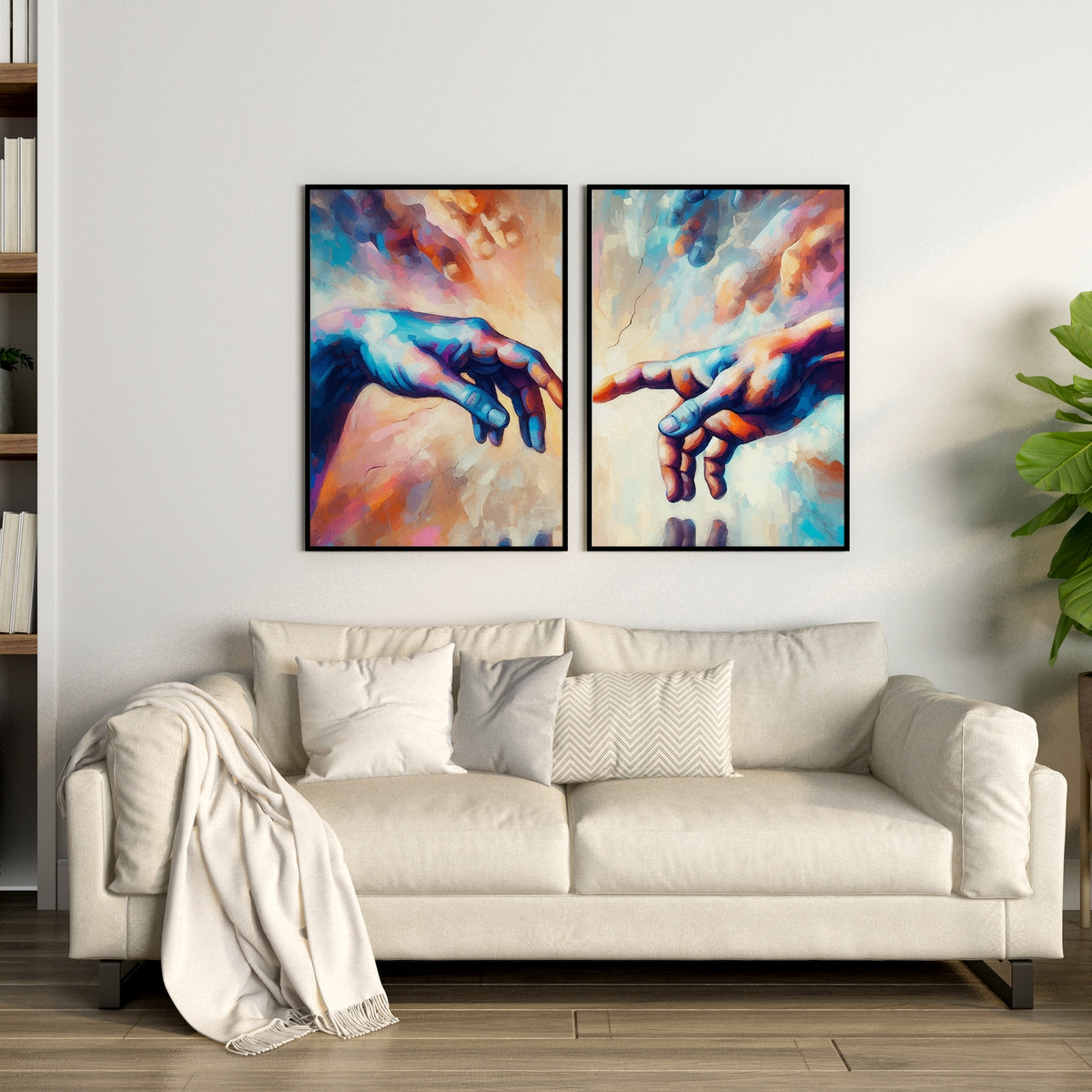 Ethereal Hands of Creation - 24x36 - Framed Posters