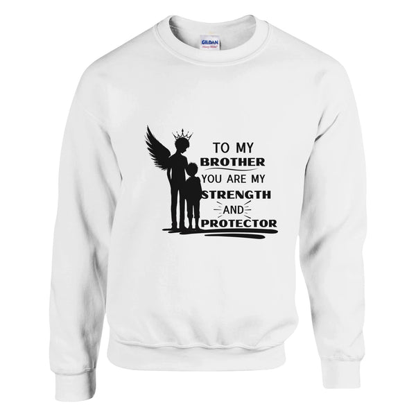 Brotherly Guardian - Angel Wings Sweatshirt - - Sweatshirts