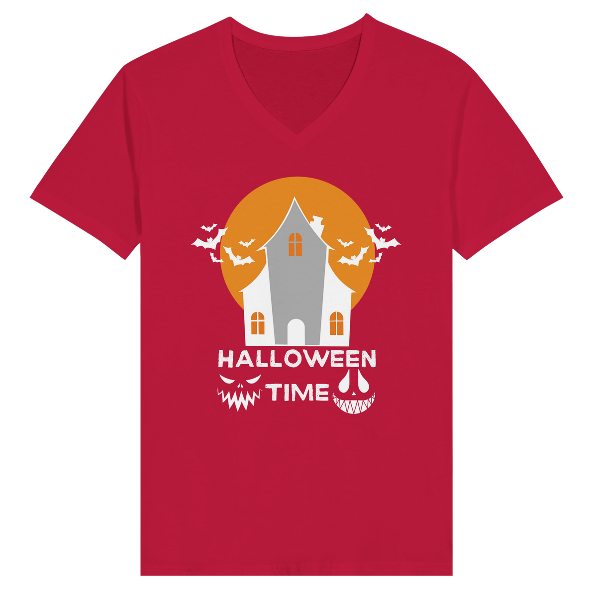 Ride into Memories - Halloween Time Tee - Red - Print Material