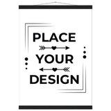 Vintage Vibes - Classic Matte Poster with Custom Magnetic Hangers - A2 (42 x 59.4 cm) Black wall hanger - Posters With Hanger