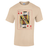 Playing Cards- K- Heavyweight Unisex Crewneck T-shirt - - Print Material