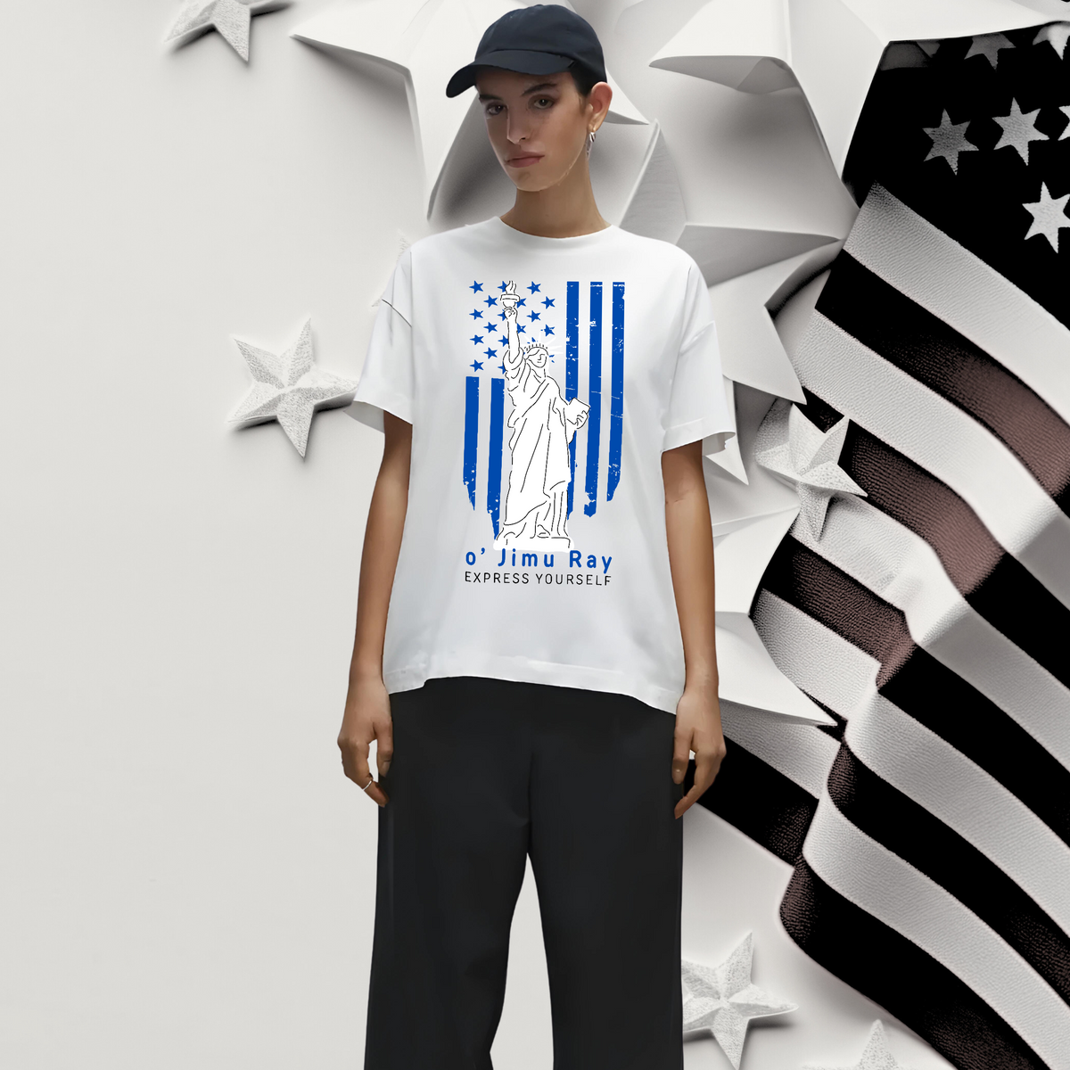 Liberty in Style - o' Jimu Ray 4th July Special - - T-shirts