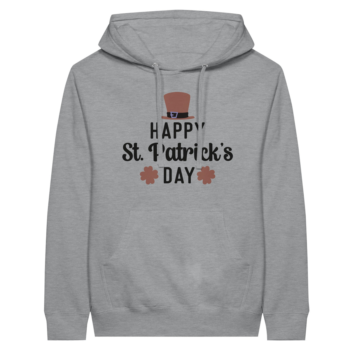 Celebrate in Style - Happy St. Patrick's Day - Premium Unisex Hoodie - Sports Grey - Unisex Hoodies