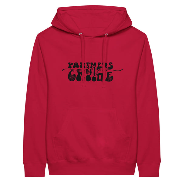 Partners in Style - Unveiling the Bond of 'Partners in Crime - Red - Hoodies