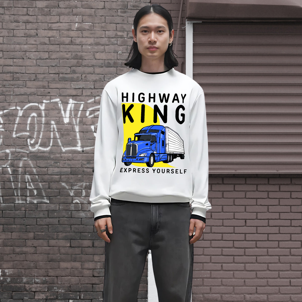 King of the Road - Express Yourself - - Sweatshirts