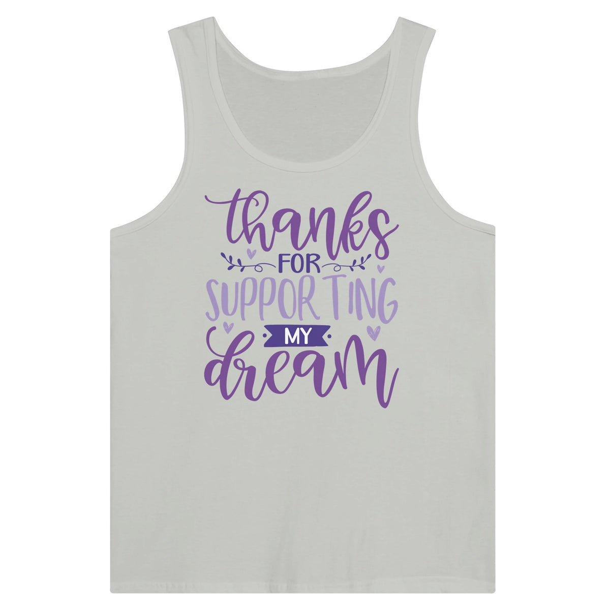 Dream Weaver - Thanks for Supporting My Journey - Silver - Tank Tops