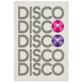 Dancefloor Framed Poster – Gift for Friends or Dancers - - Wooden Framed Posters