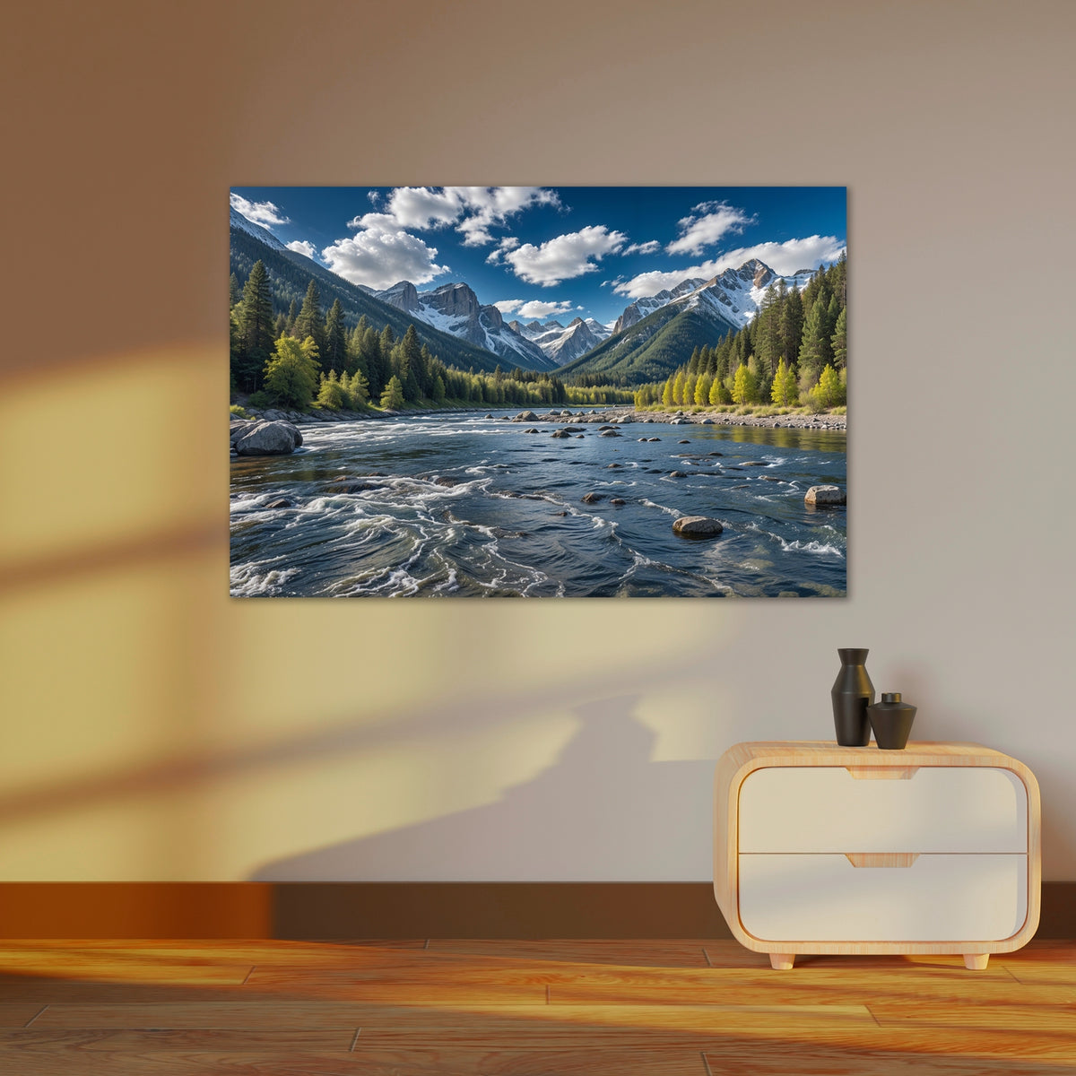 Mountain Majesty and Flowing Waters - - Posters