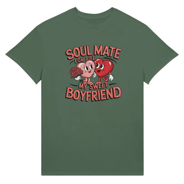 Soulmate for Life - Perfect Valentine’s Day T-Shirt - Military Green - T-Shirt