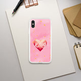 Royal Love Duo - King & Queen Heart iPhone Case - iPhone XS For King - Tech Accessories