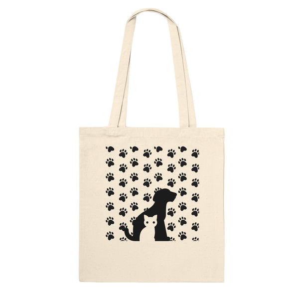 Tread Softly Tote - Paws in Motion - Default Title - Tote Bags