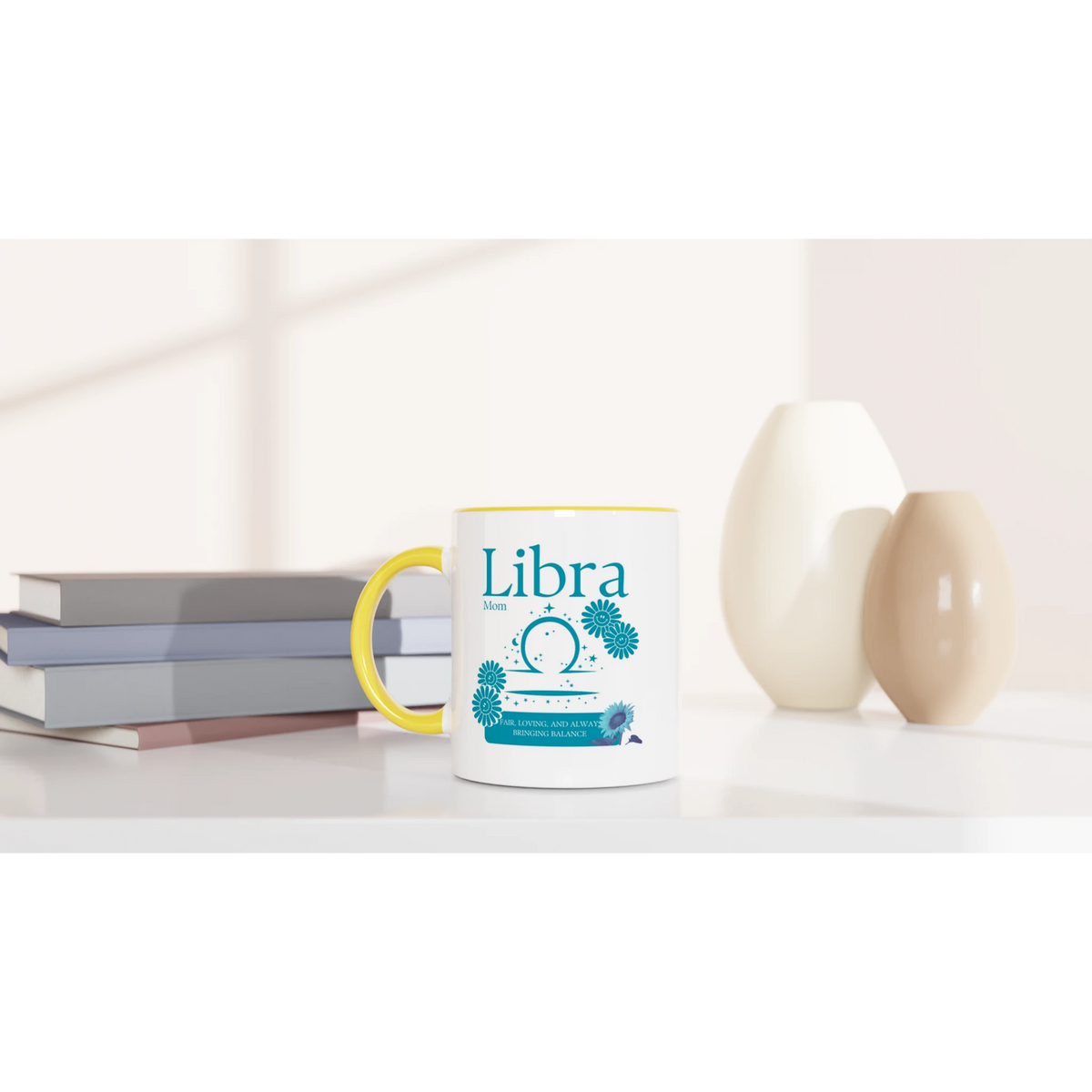 Zodiac Mug with Color – Gift for Star Lovers - Libra - Mugs