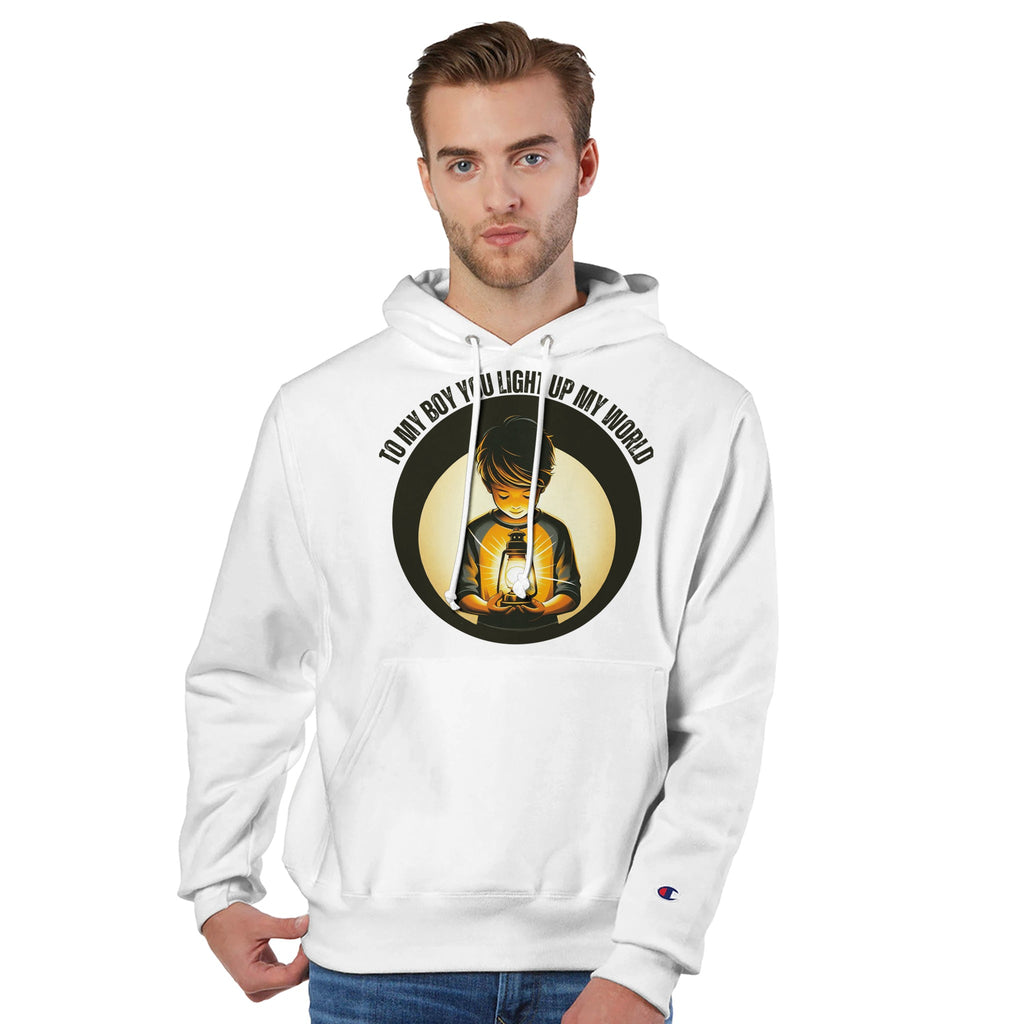 Lantern of Love - A Symbol of Fatherly Guidance - White - Hoodies