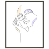 Graceful Lines - Contemporary Art for Your Space - 40x50 cm 16x20″ - Metal Framed Posters