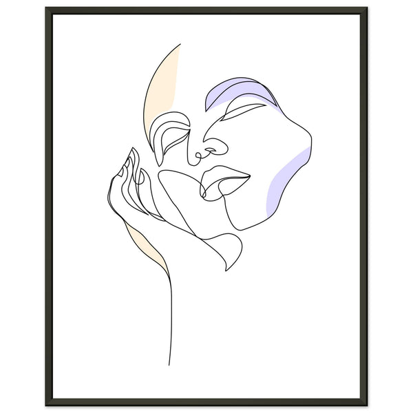 Graceful Lines - Contemporary Art for Your Space - 40x50 cm 16x20″ - Metal Framed Posters