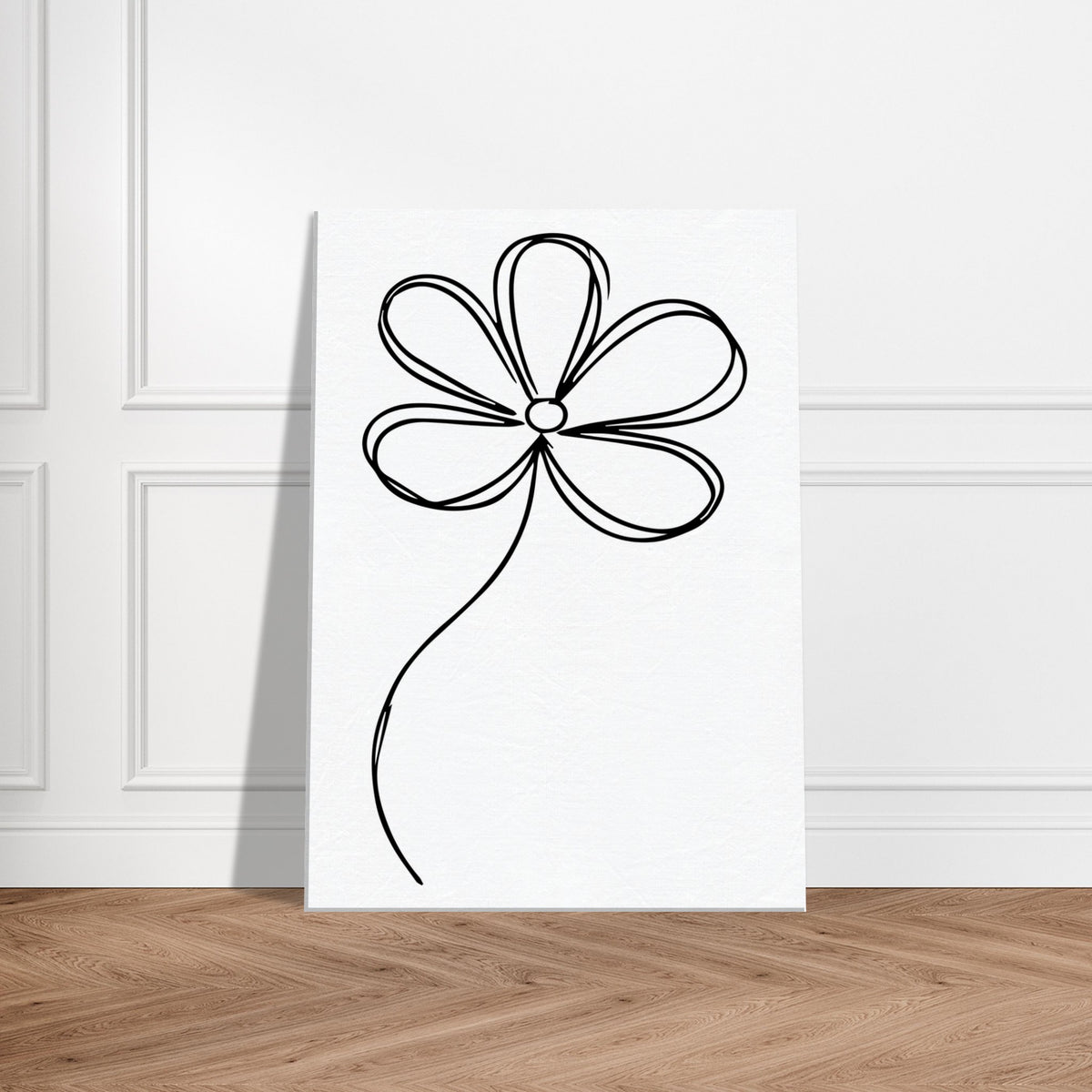 Modern Flora - Artistic Flower Canvas - 50x70 cm 20x28″ - Canvas Prints