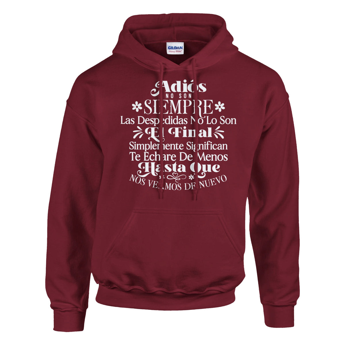 Memories Never Goodbye - Carry Them on Your Hoodie - Garnet - Hoodies