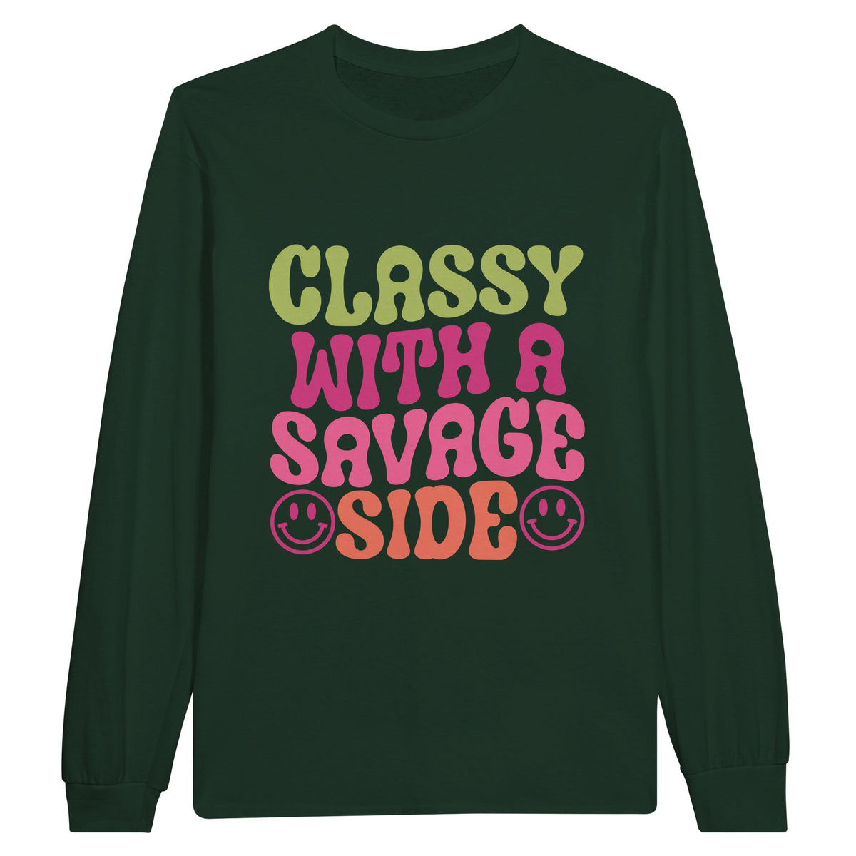 Unleash Your Inner Contradiction - Classy with a Savage Side - Forest Green - Sweatshirt