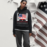 Patriotic Build - o' Jimu Ray Liberty Hoodie - - Hoodies