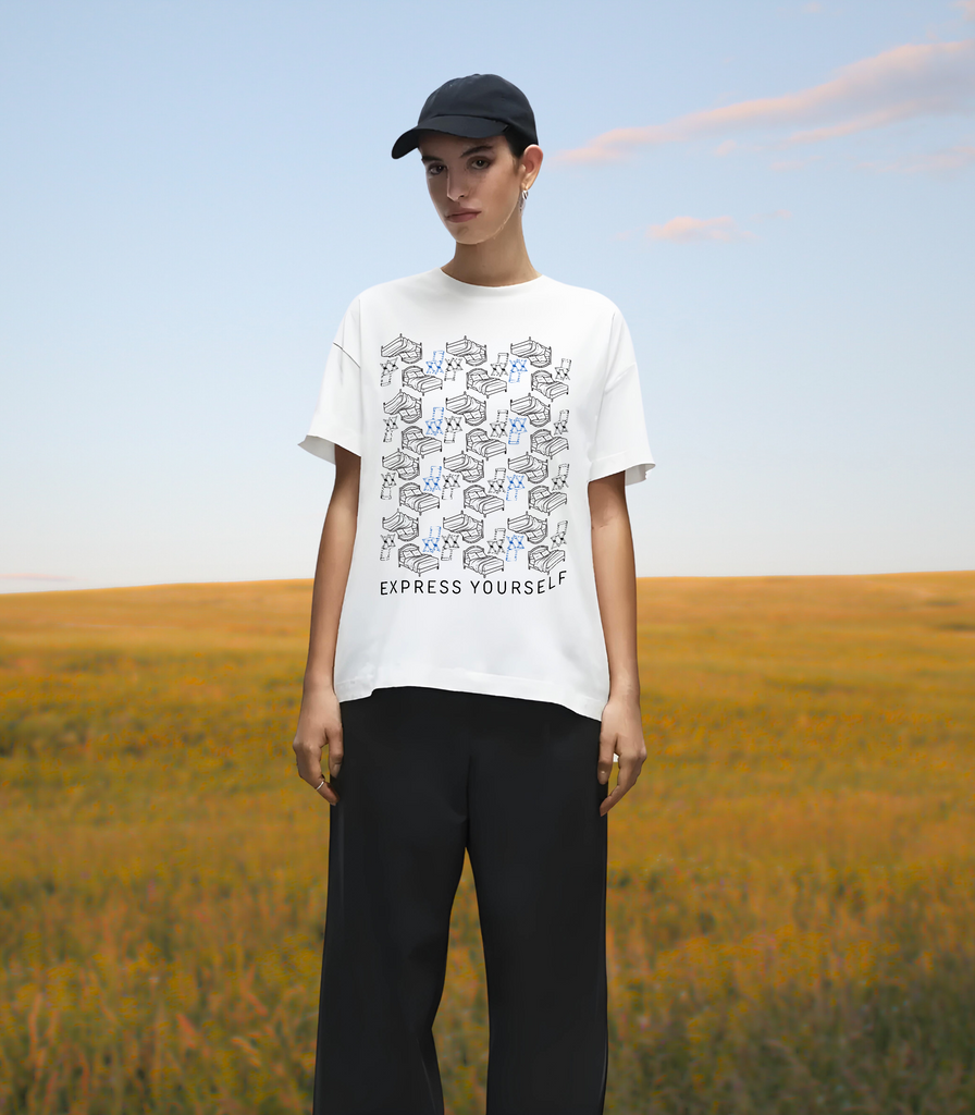 Dreams-cape Grid Tee - - T-Shirts