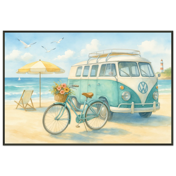 Gift Coastal Memories – Metal Framed Beach Poster - Default Title - Metal Framed Posters