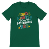 Fatherhood Is Art – Bella + Canvas Dad Shirt - Evergreen - T-shirts