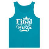 Final Fiesta Vibes - Embrace the Celebration! - Teal - Tank Tops