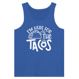 Memorable Moments in Every Taco Bite Tank - True Royal - Print Material