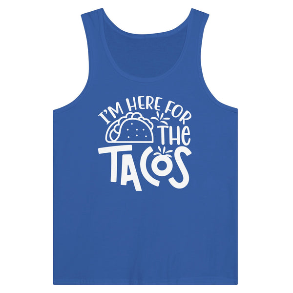 Memorable Moments in Every Taco Bite Tank - True Royal - Print Material